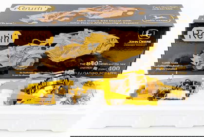 1/24 Reuhl John Deere 840 Diesel w/ 400 Elevating Scraper