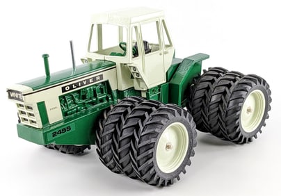 1/16 Scale Models Oliver 2455 4wd Tractor w/ Cab & Triples