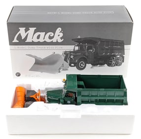1/34 First Gear Mack L-Model Dump Truck w/ Plow