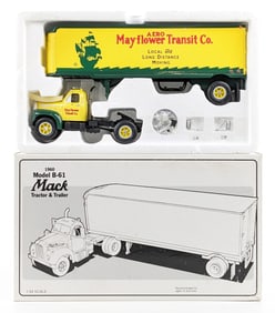 1/34 First Gear 1960 Model B-61 Mack Truck w/ Mayflower Trailer