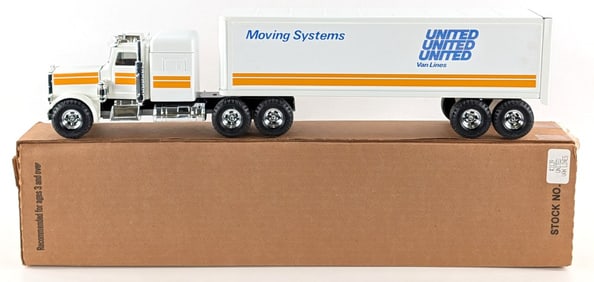 1/25 Ertl United Van Lines Peterbilt Semi w/ Van Trailer