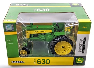 1/16 Ertl 1958 John Deere 630 Wide Front Tractor - Prestige Collection