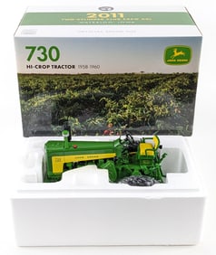 1/16 Ertl John Deere 730 Hi-Crop Tractor 2011 Two-Cylinder Club