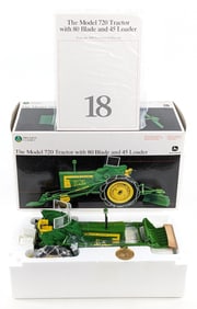 1/16 Ertl John Deere Model 720 Tractor with 80 Blade and 45 Loader Precision Series #18