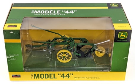 1/16 SpecCast 1948 John Deere Model "44" Two-Bottom Plow on Steel Wheels