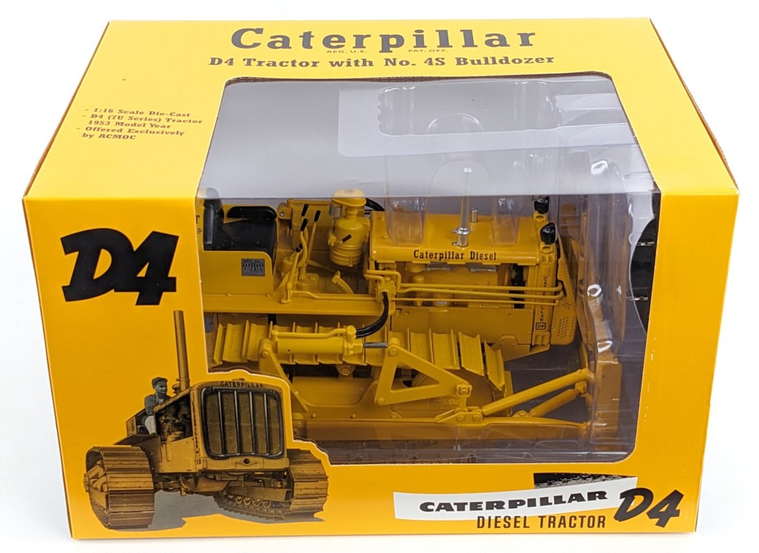 1/16 SpecCast Caterpillar D4 Diesel Crawler w/ Blade (1 of 9)
