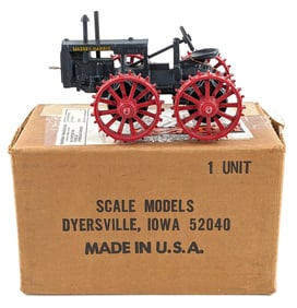 1/16 Scale Models Massey-Harris 4wd Tractor on Steel Wheels