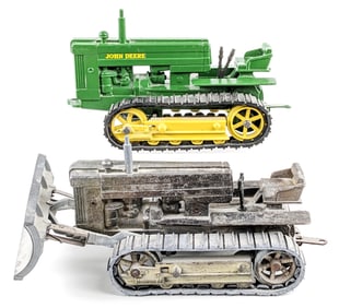 1/16 Ertl John Deere 40 & 420 Crawler w/ Blade