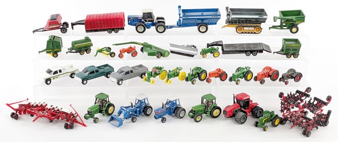 Large Lot of 1/64 Scale Ertl Farm Toys
