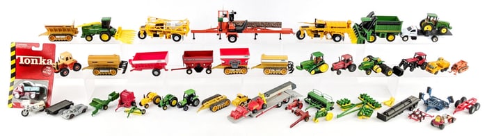 Large Lot of 1/64 Scale Farm Toys