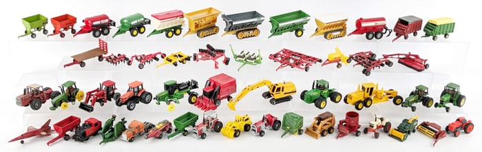 Large Lot of 1/64 Scale Farm Toys