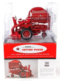 1/16 SpecCast 1953 Super M Tractor With 314 Cotton Picker