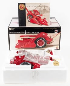 1/16 Ertl Farmall 560 Tractor with 2-MH Corn Picker Precision Series #14