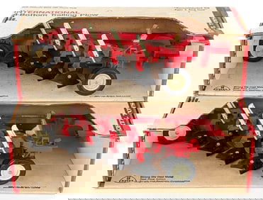 (2) 1/16 Ertl IH 4-Bottom Trailing Plow