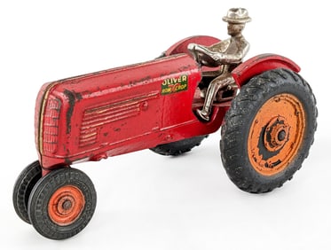 Arcade Cast Iron Oliver 70 Row Crop Narrow Front Tractor