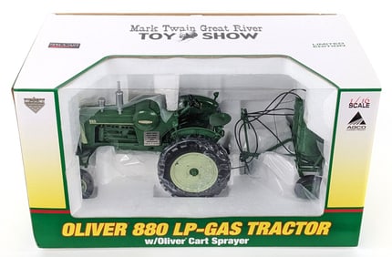 1/16 SpecCast Oliver 880 LP-Gas Tractor w/ Oliver Cart Sprayer