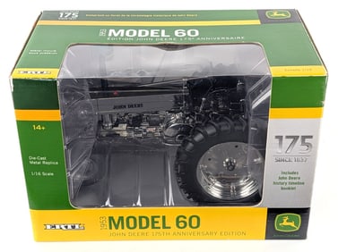 1/16 Ertl John Deere Model 60 Narrow Front Tractor - Chrome