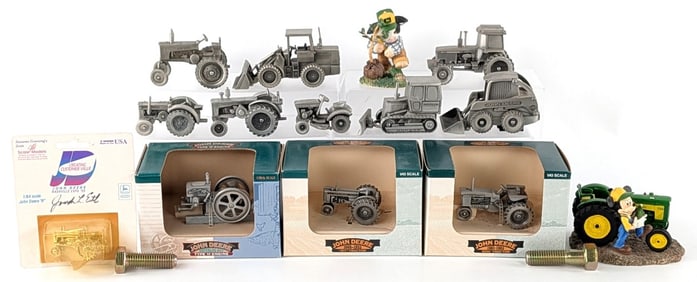 1/43 Scale SpecCast Pewter Tractors, Mickey's Tractor, JD Expo Bolts, and More