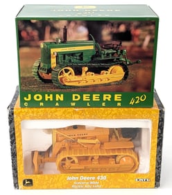 1/16 Ertl John Deere 420 Crawler & 430 Crawler