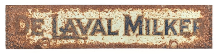 DST DeLaval Milker Advertising Sign