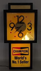 Champion Spark Plugs Advertising Clock