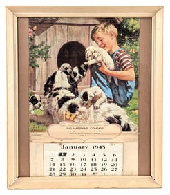 1945 McCormick-Deering Machinery Advertising Calendar