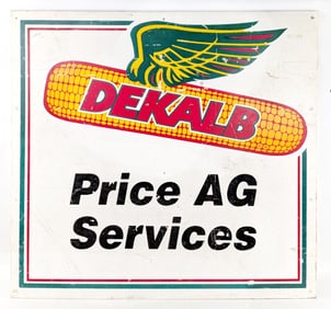 SS Dekalb Price Ag Services Advertising Sign