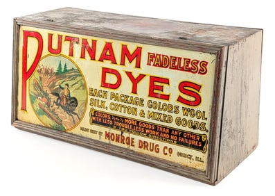 Vintage Putnam Dyes Cabinet