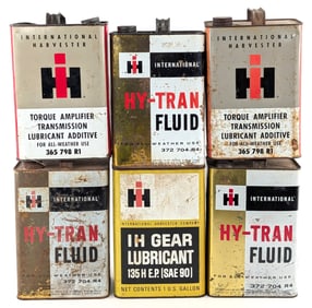(6) International Harvester 1 Gallon Cans