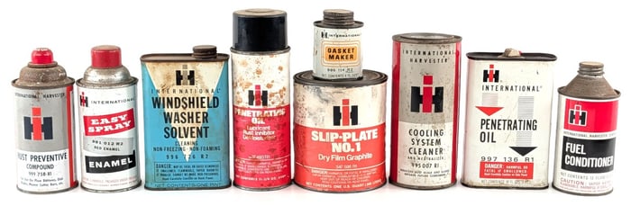 (9) International Harvester Cans