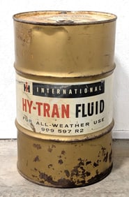 International Harvester Hy-Tran Fluid 30 Gallon Barrel