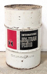 International Harvester Hy-Tran Fluid 30 Gallon Barrel