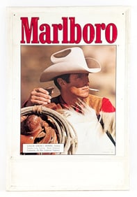Vintage SST Embossed Marlboro Advertising Sign