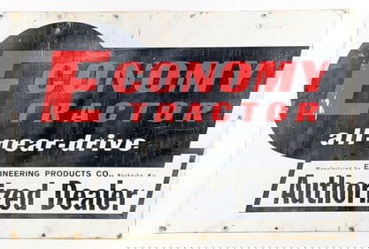 DST Economy Tractor Advertising Sign