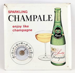 Vintage Sparkling Champale Advertising Thermometer