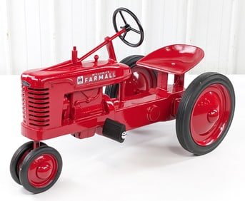 Restored Eska Small Farmall H Open Grill Pedal Tractor