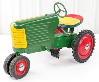 Restored Eska Oliver Row Crop 88 Pedal Tractor