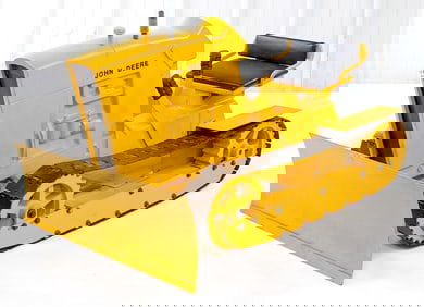 Custom John Deere Pedal Tractor Crawler w/ Blade