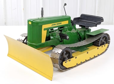 Custom John Deere Pedal Tractor Crawler w/ Blade