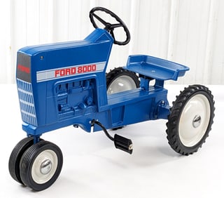 Restored Ertl Ford 8000 Narrow Front Pedal Tractor