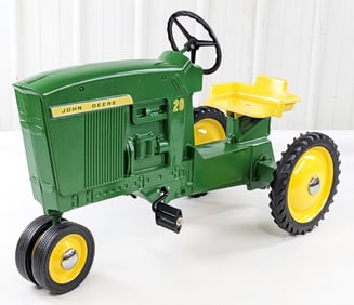Restored Ertl John Deere 20 Narrow Front Pedal Tractor Model "D-65"