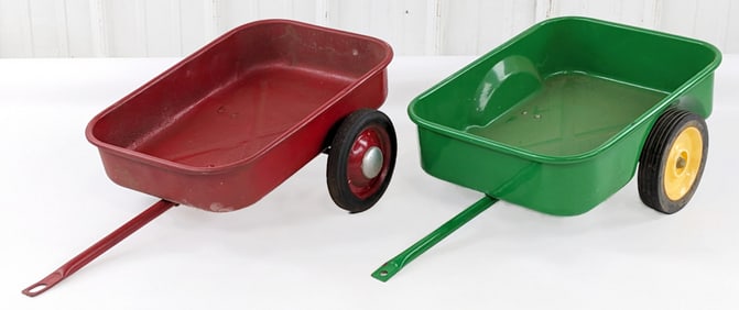 John Deere & IH Pedal Tractor Trailers