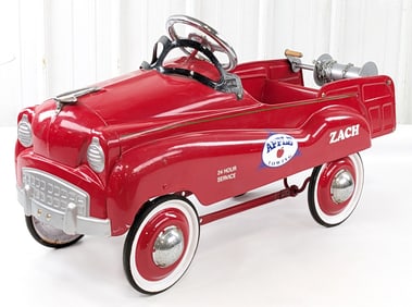 Contemporary Apple Towing Pedal Car