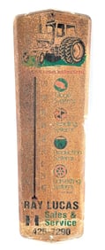 International Harvester Sales & Service Advertising Thermometer