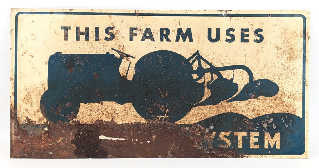 SST Ford Ferguson System Tractor Advertising Sign (1 of 6)