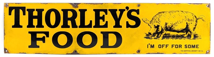 SSP Thorley's Food Advertising Sign