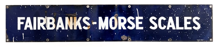 SSP Fairbanks-Morse Scales Advertising Sign