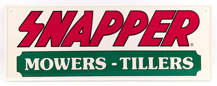 SST Snapper Mowers - Tillers Advertising Sign