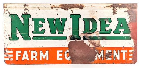 DST New Idea Farm Equipment Advertising Sign