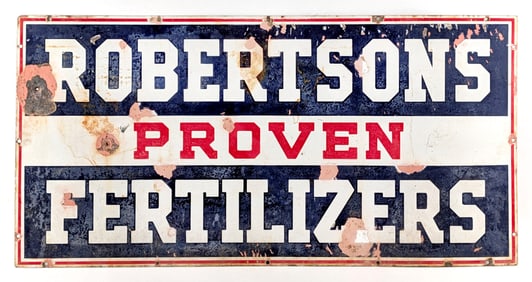 SSP Robertson Proven Fertilizers Advertising Sign